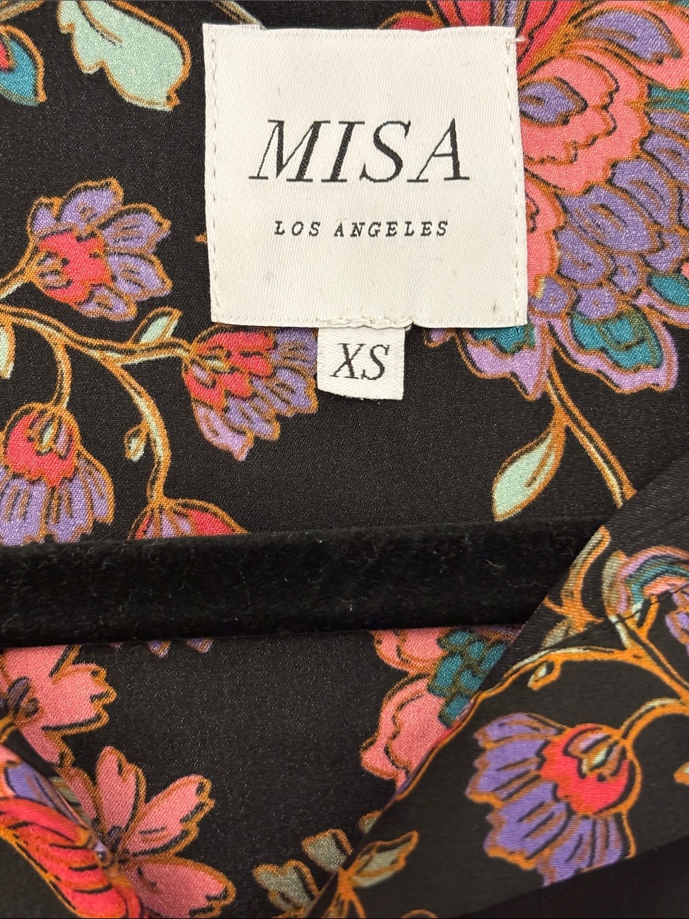 MISA LOS ANGELES $280 • 18” PTP • floral blouse - Picture 3 of 8